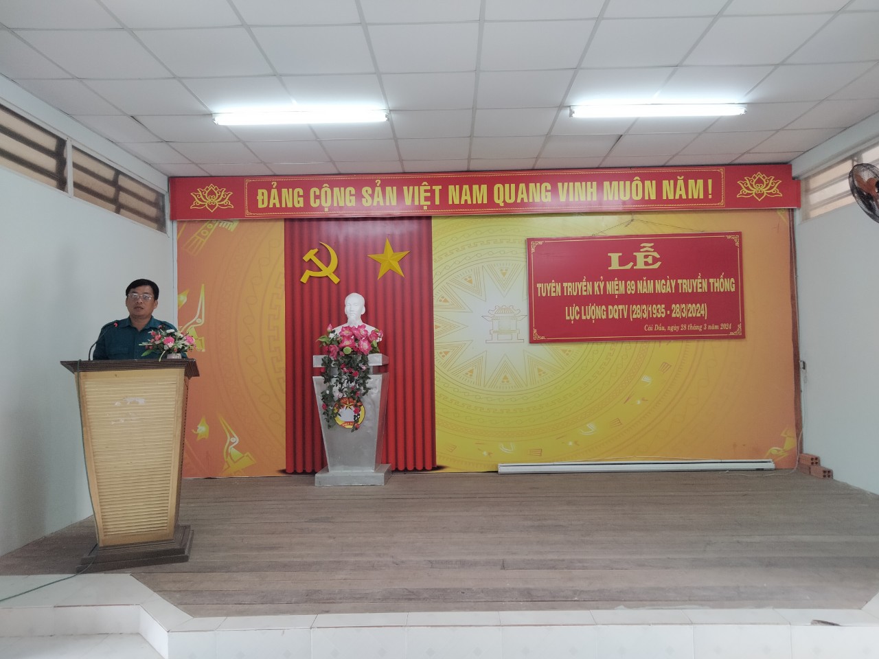 Quang cảnh buổi tuyên truyền