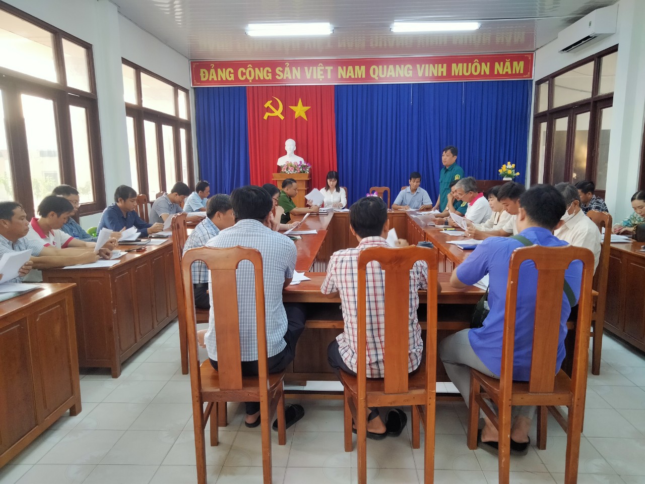 Quang cảnh cuộc họp triển khai