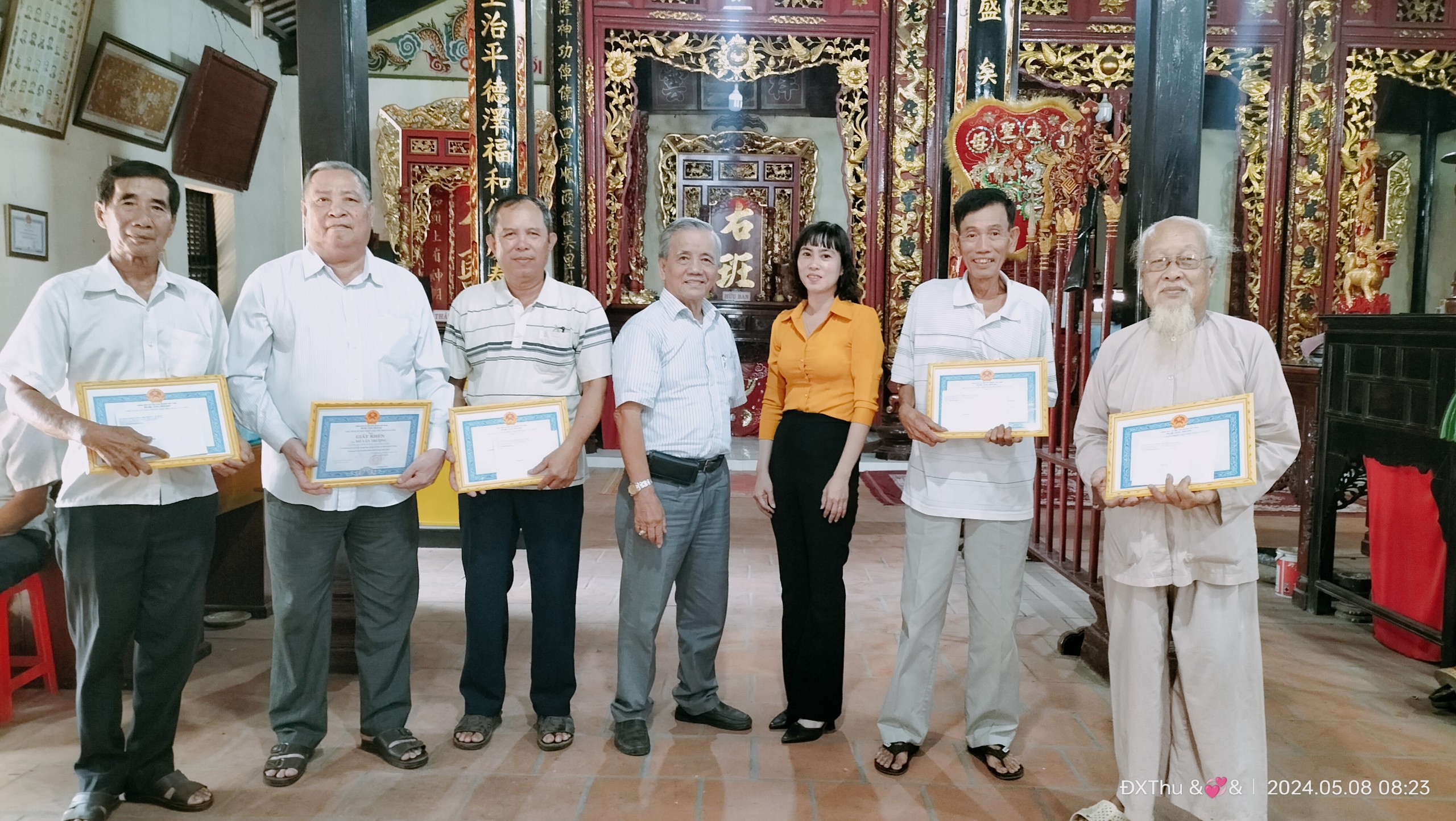 Quang cảnh buổi trao thưởng